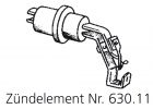 Zündelement Ãlofen und Ãl-Badeofenuntersatz