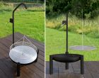 Holzkohlegrill Ãž 80cm für bis zu 35 Personen -Stahl/Edelstahl-