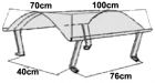 Schornsteinabdeckung -klappbar- 700mm x 1000mm