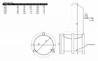 Holzkohlegrill Ãž 80cm für bis zu 35 Personen -Edelstahl-